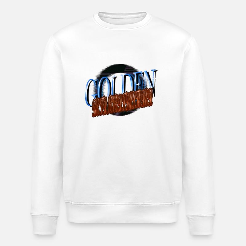statement bachhund pfote bday bullterrier - Stanley/Stella Unisex Bio-Sweatshirt ROLLER - Weiß