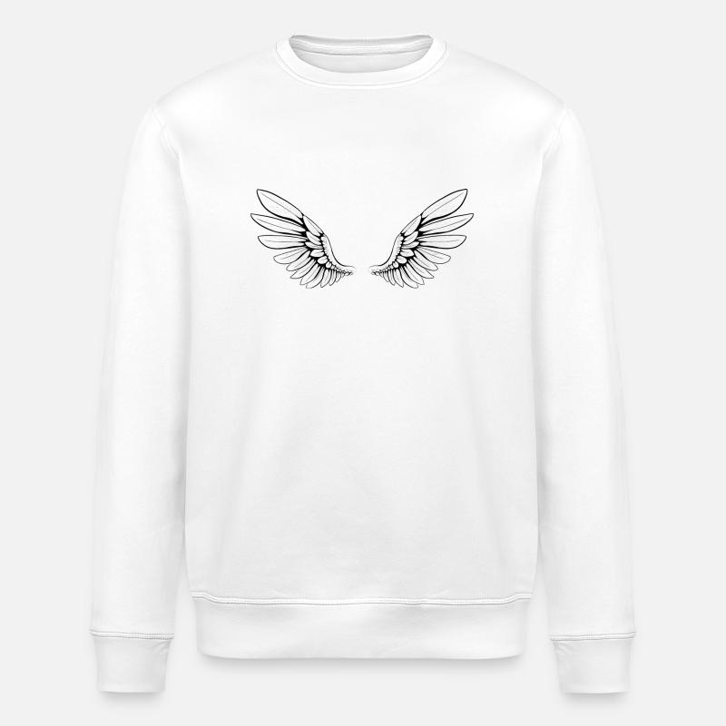 Flügel - Stanley/Stella Unisex Bio-Sweatshirt ROLLER - Weiß