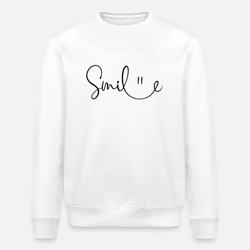 Smile - Stanley/Stella Unisex Bio-Sweatshirt ROLLER - Weiß