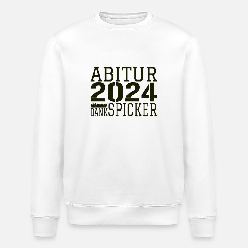 abitur Abi - Stanley/Stella Unisex Bio-Sweatshirt ROLLER - Weiß