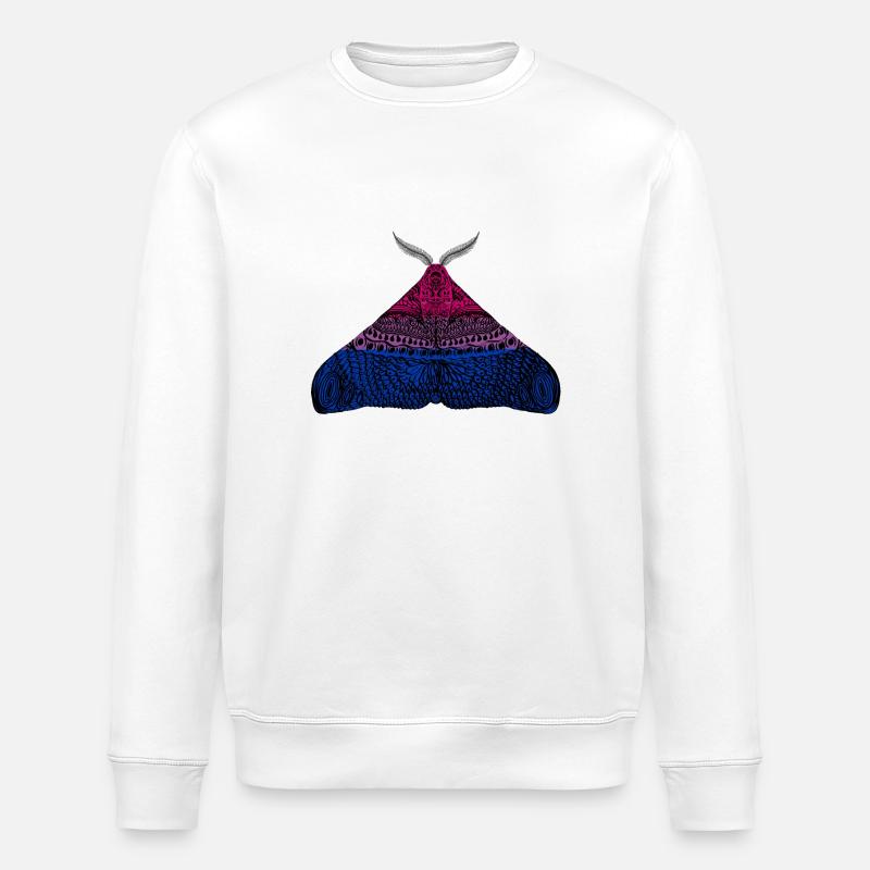 Bisexual pride Motte - Stanley/Stella Unisex Bio-Sweatshirt ROLLER - Weiß