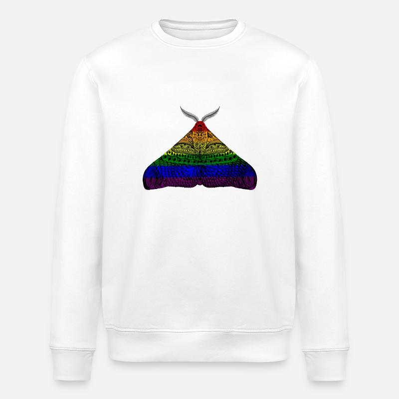 Pride Motte - Stanley/Stella Unisex Bio-Sweatshirt ROLLER - Weiß