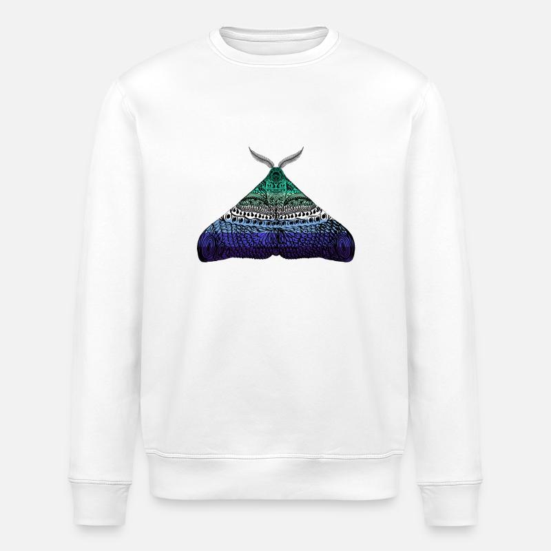 Papillon de la fierté gaie - Sweat bio ROLLER Stanley/Stella Unisexe - blanc
