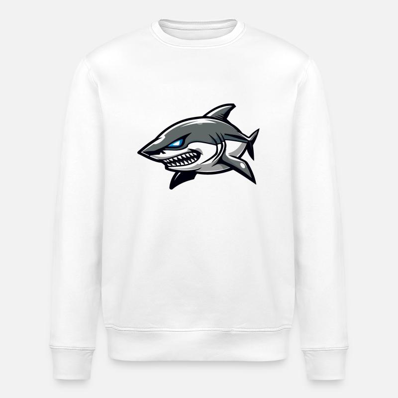requin - Sweat bio ROLLER Stanley/Stella Unisexe - blanc
