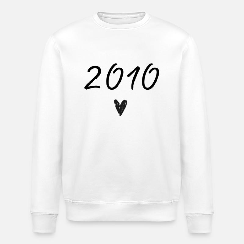 Herzjubiläum 2010 - Stanley/Stella Unisex Bio-Sweatshirt ROLLER - Weiß