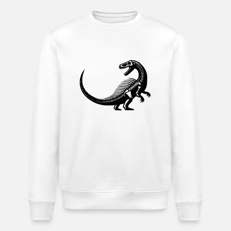Fossile dinosaure - Sweat bio ROLLER Stanley/Stella Unisexe - blanc