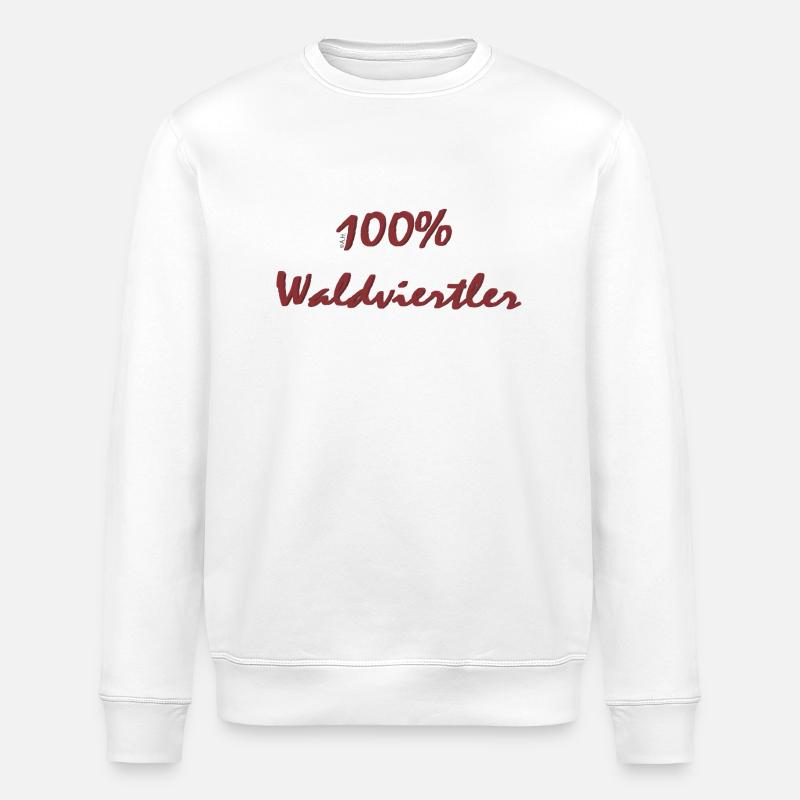 100% Waldviertler - Sweat bio ROLLER Stanley/Stella Unisexe - blanc