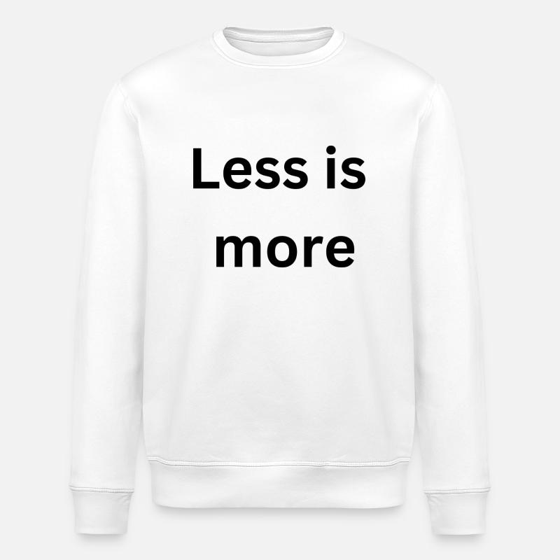 Moins, c’est plus - Sweat bio ROLLER Stanley/Stella Unisexe - blanc
