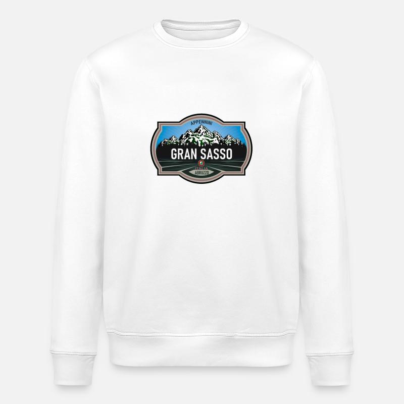 Gran Sasso Abruzzen - Stanley/Stella Unisex Bio-Sweatshirt ROLLER - Weiß