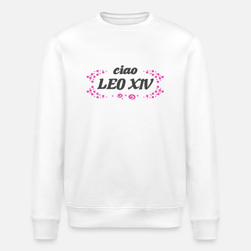 ciao Leo XIV - Stanley/Stella ROLLER Unisex Organic Sweatshirt - white