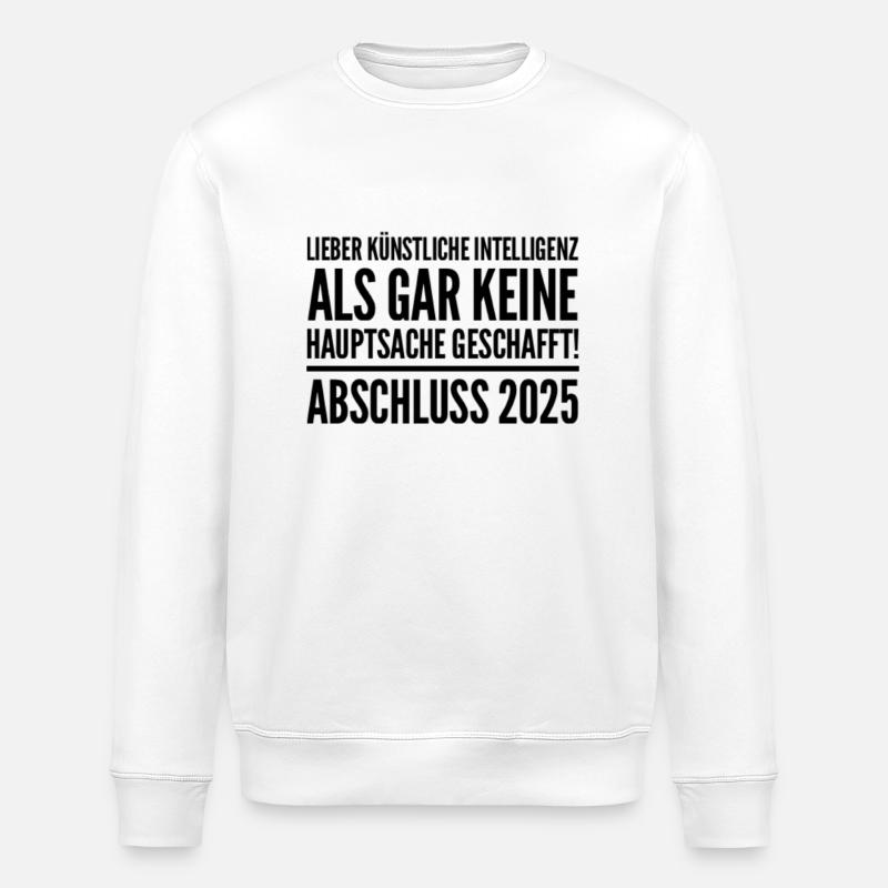 Graduation 25 - Sweat bio ROLLER Stanley/Stella Unisexe - blanc