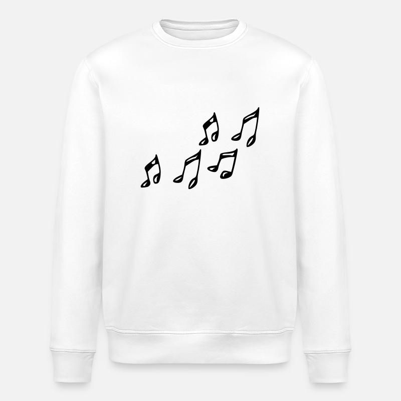 Noten - Stanley/Stella Unisex Bio-Sweatshirt ROLLER - Weiß