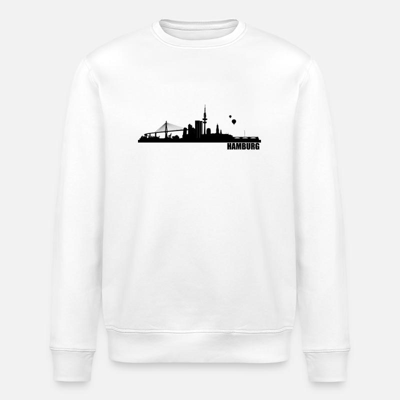 Hamburg - Stanley/Stella Unisex Bio-Sweatshirt ROLLER - Weiß