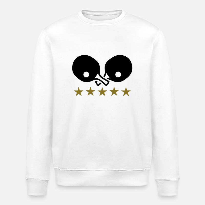 tennis de table - Sweat bio ROLLER Stanley/Stella Unisexe - blanc