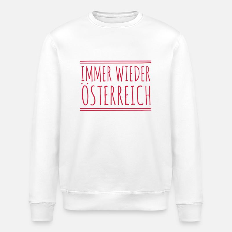 Immer wieder Österreich! - Stanley/Stella Unisex Bio-Sweatshirt ROLLER - Weiß