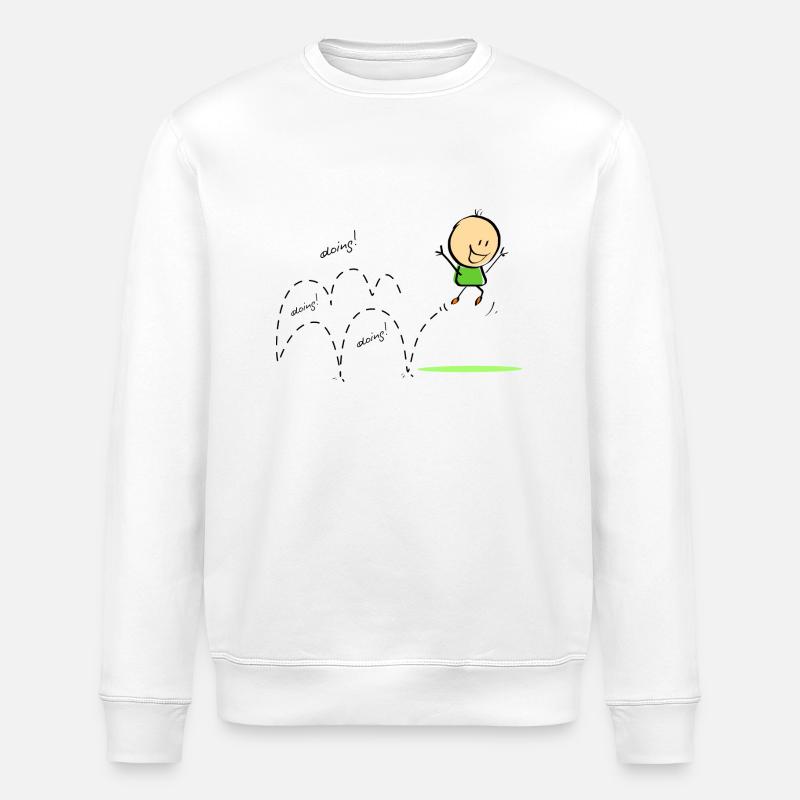Frühling - Stanley/Stella Unisex Bio-Sweatshirt ROLLER - Weiß