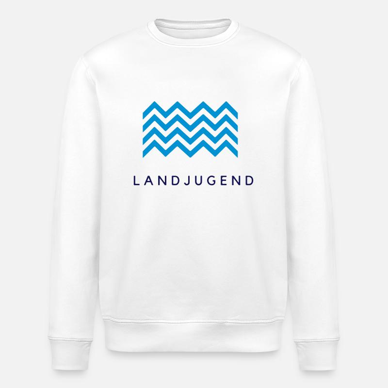 Landjugend - Stanley/Stella Unisex Bio-Sweatshirt ROLLER - Weiß