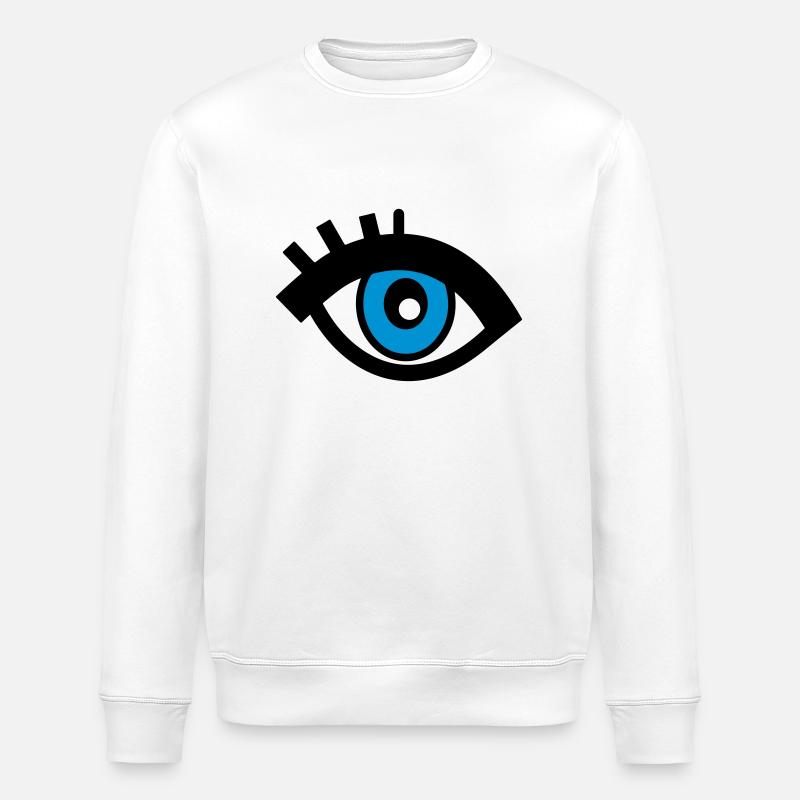 eyes - Stanley/Stella Unisex Bio-Sweatshirt ROLLER - Weiß