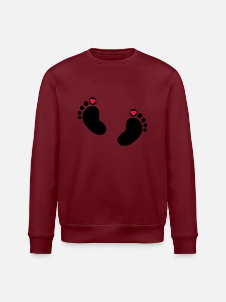Bébé pieds - Sweat bio ROLLER Stanley/Stella Unisexe - blanc