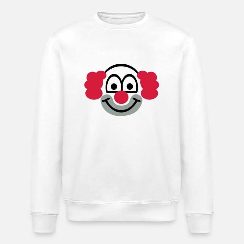 Clown - Sweat bio ROLLER Stanley/Stella Unisexe - blanc
