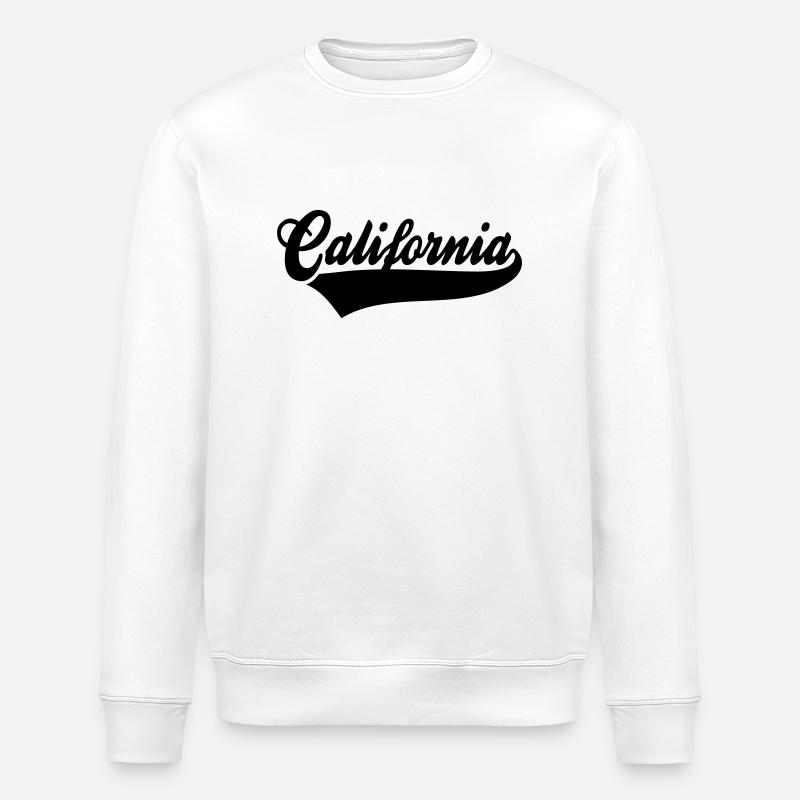 Californie - Sweat bio ROLLER Stanley/Stella Unisexe - blanc