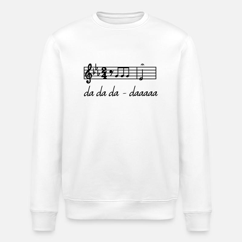 Beethoven - Stanley/Stella Unisex Bio-Sweatshirt ROLLER - Weiß