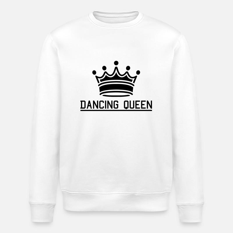 dancing_queen_1 - Stanley/Stella Unisex Bio-Sweatshirt ROLLER - Weiß