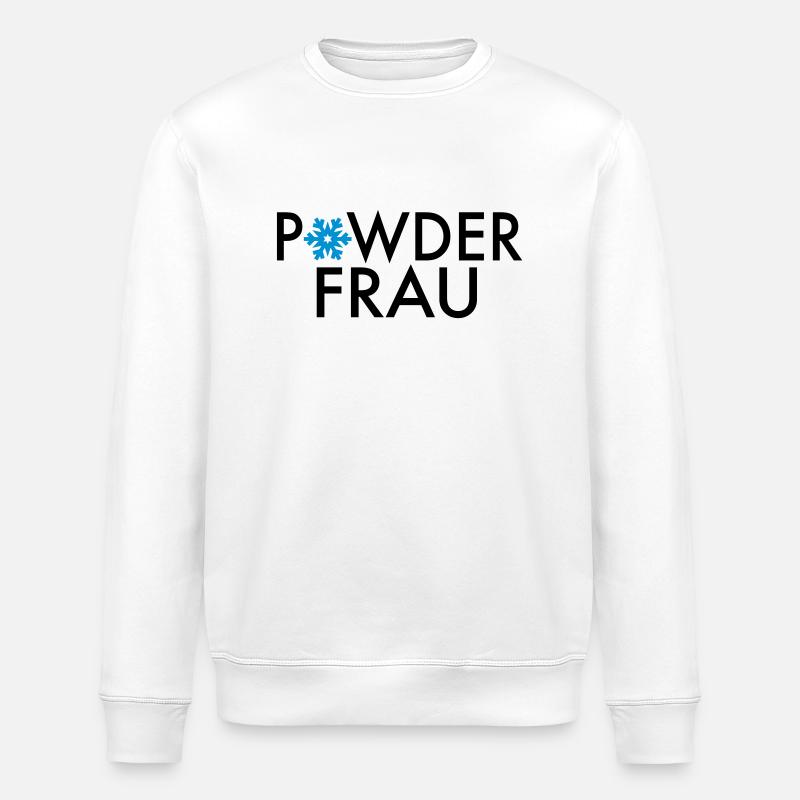 le ski - Sweat bio ROLLER Stanley/Stella Unisexe - blanc