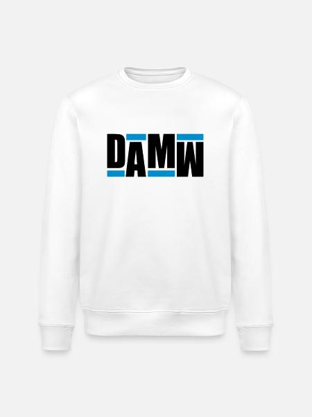 DAMW Retro - Stanley/Stella Unisex Bio-Sweatshirt ROLLER - Weiß