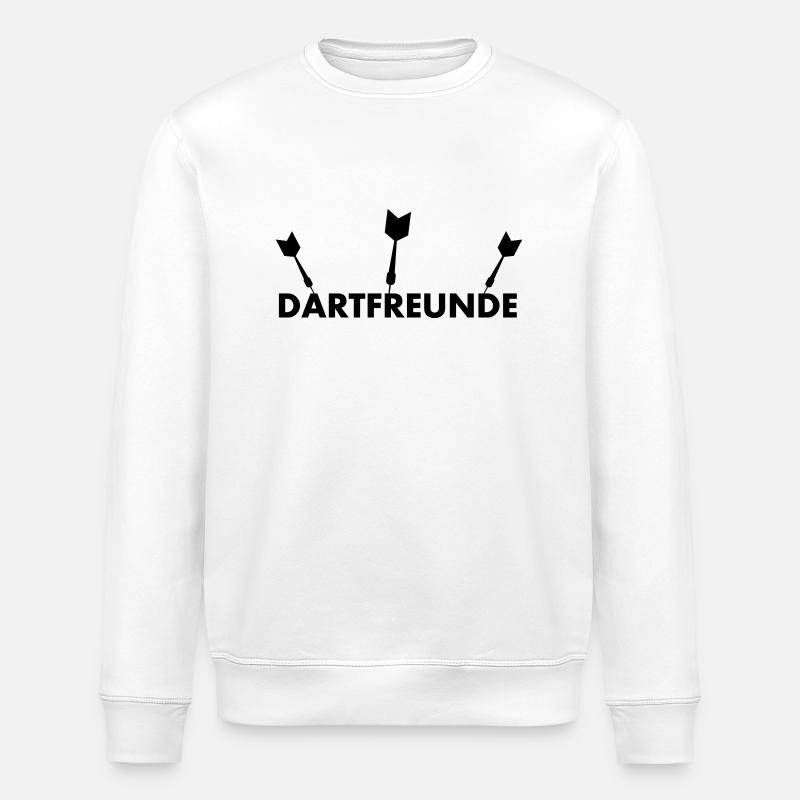 Dartfreunde - fléchettes T-shirt - Sweat bio ROLLER Stanley/Stella Unisexe - blanc