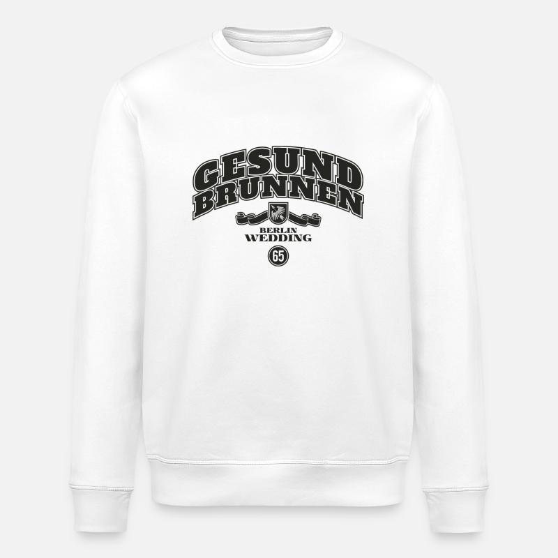 Gesundbrunnen - Stanley/Stella Unisex Bio-Sweatshirt ROLLER - Weiß