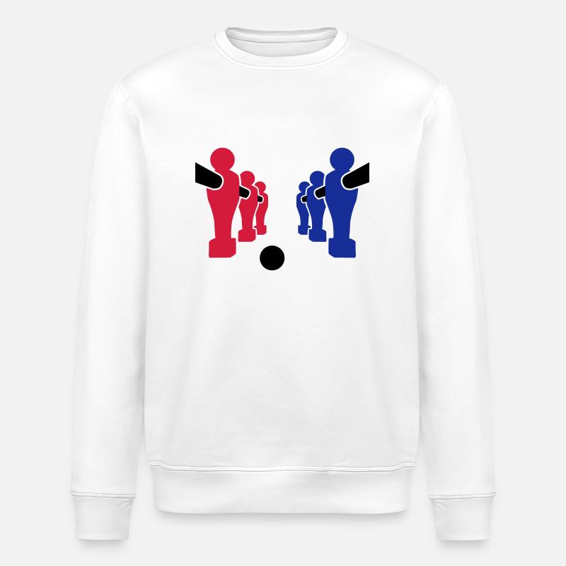Tischkicker - Stanley/Stella Unisex Bio-Sweatshirt ROLLER - Weiß