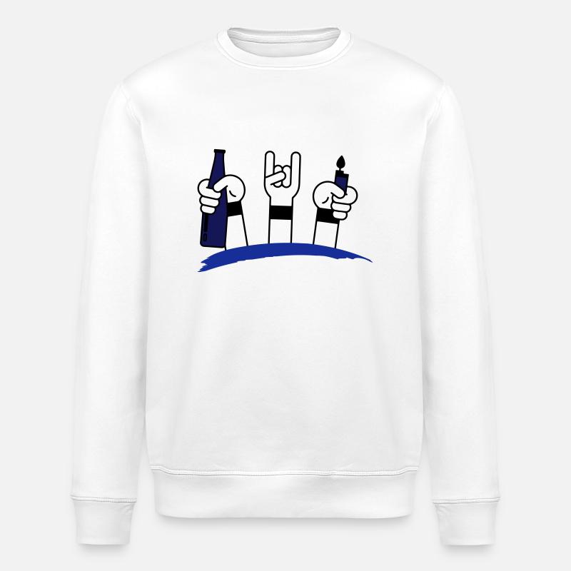Festival - Stanley/Stella Unisex Bio-Sweatshirt ROLLER - Weiß