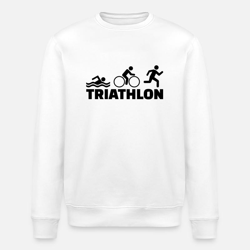 Triathlon - Sweat bio ROLLER Stanley/Stella Unisexe - blanc