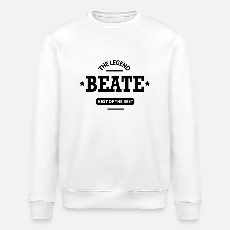 beate - Stanley/Stella Unisex Bio-Sweatshirt ROLLER - Weiß
