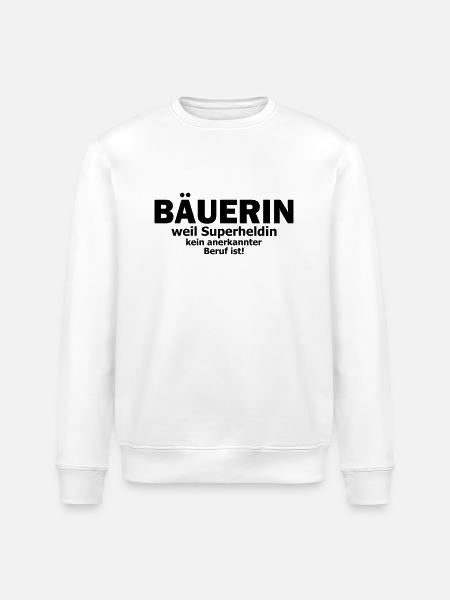 bäuerin - Stanley/Stella Unisex Bio-Sweatshirt ROLLER - Weiß