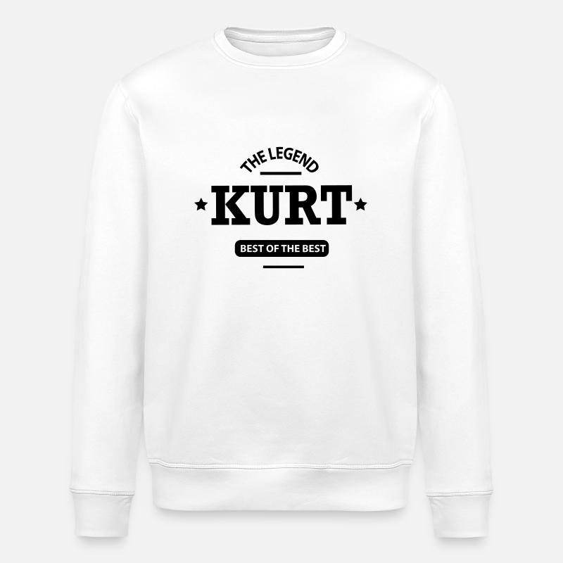 kurt - Stanley/Stella Unisex Bio-Sweatshirt ROLLER - Weiß