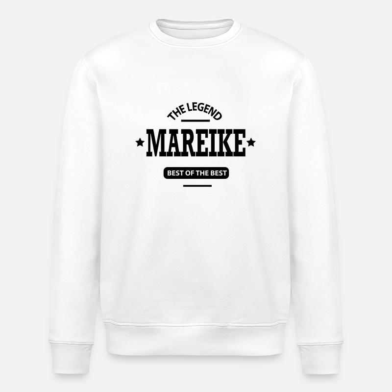 mareike - Stanley/Stella Unisex Bio-Sweatshirt ROLLER - Weiß