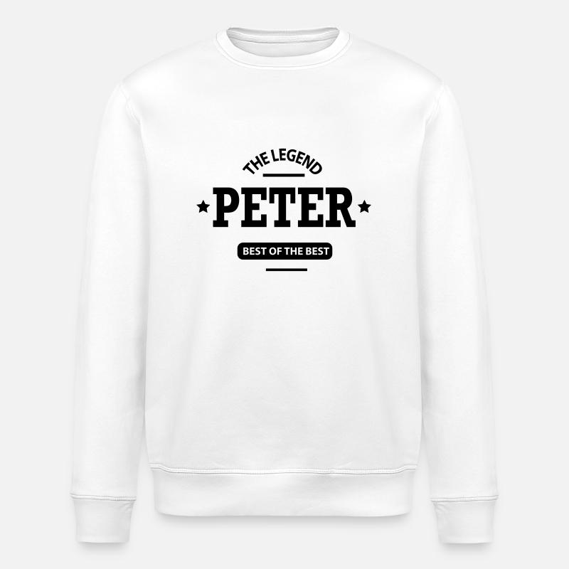peter - Stanley/Stella Unisex Bio-Sweatshirt ROLLER - Weiß