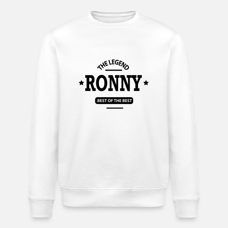 ronny - Stanley/Stella Unisex Bio-Sweatshirt ROLLER - Weiß