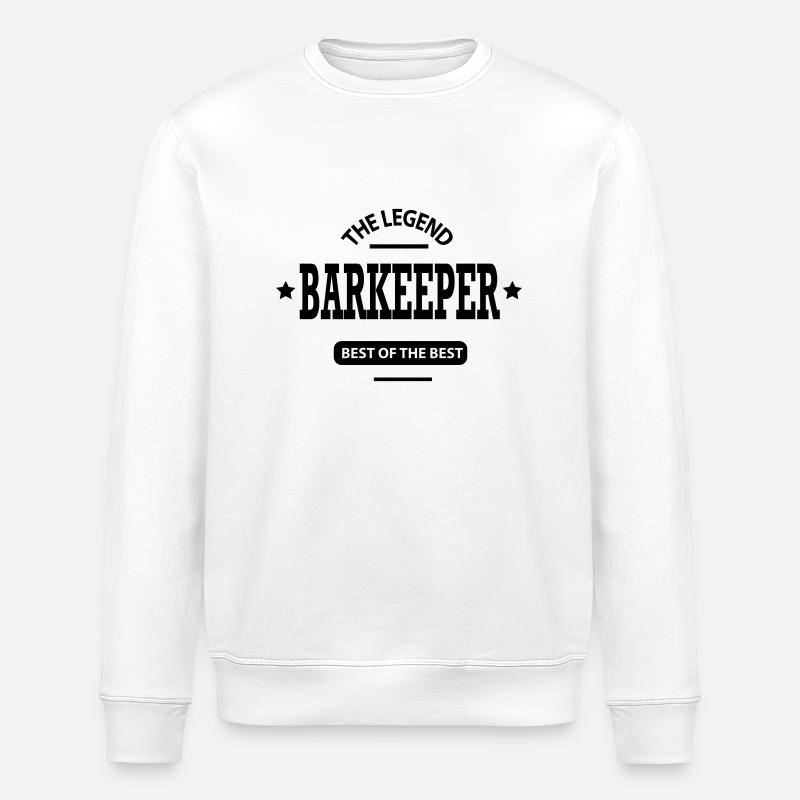 barkeeper - Stanley/Stella Unisex Bio-Sweatshirt ROLLER - Weiß