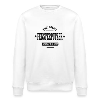 fensterputzer - Stanley/Stella Unisex Bio-Sweatshirt ROLLER - Weiß - Vorne - Nik (191cm)