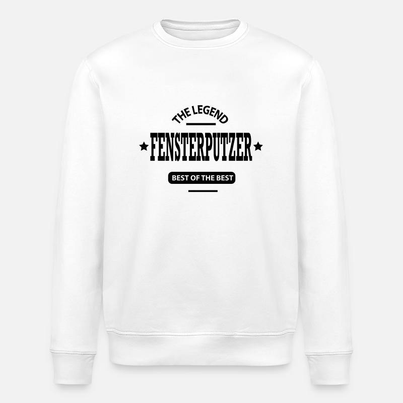 fensterputzer - Stanley/Stella Unisex Bio-Sweatshirt ROLLER - Weiß