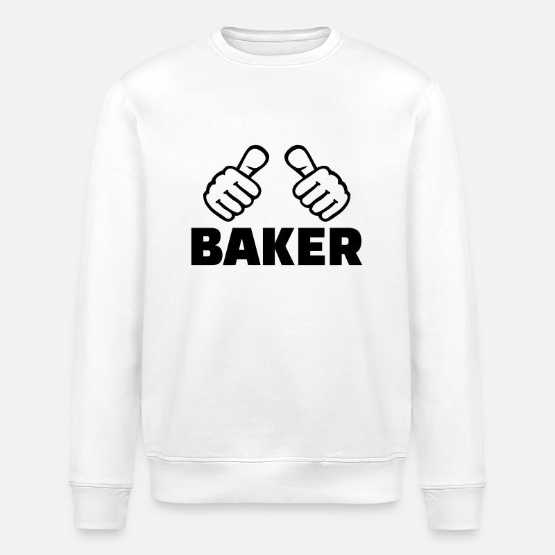 Bäcker - Stanley/Stella Unisex Bio-Sweatshirt ROLLER - Weiß