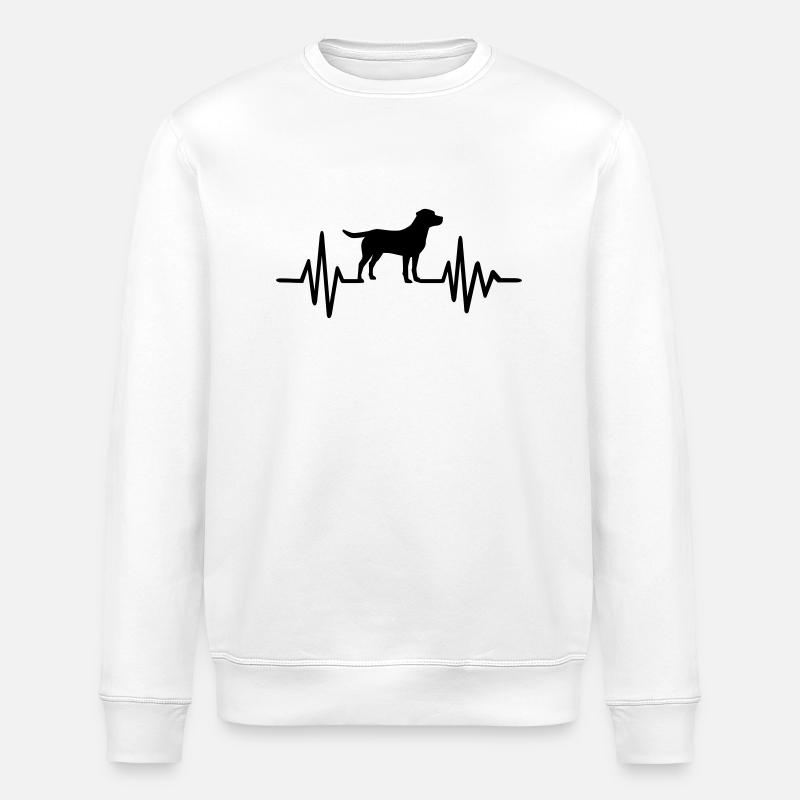 Labrador - Stanley/Stella ROLLER Unisex Organic Sweatshirt - white
