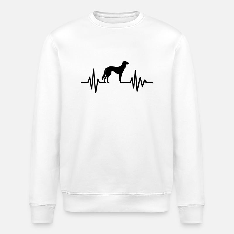 Saluki - Sweat bio ROLLER Stanley/Stella Unisexe - blanc