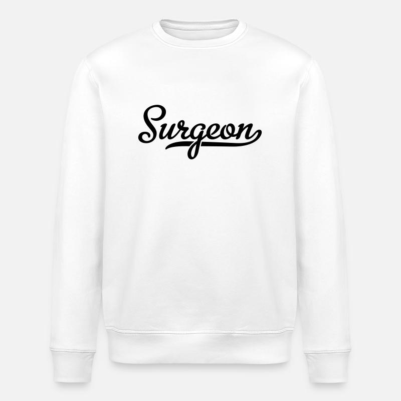 Surgeon - Stanley/Stella ROLLER Unisex Organic Sweatshirt - white