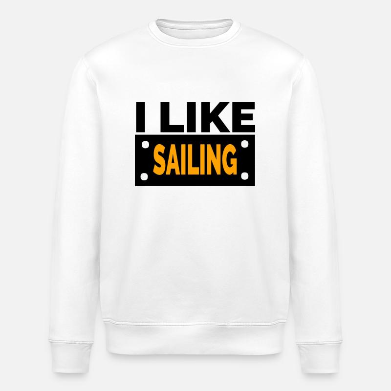 Sail - Stanley/Stella ROLLER Unisex Organic Sweatshirt - white