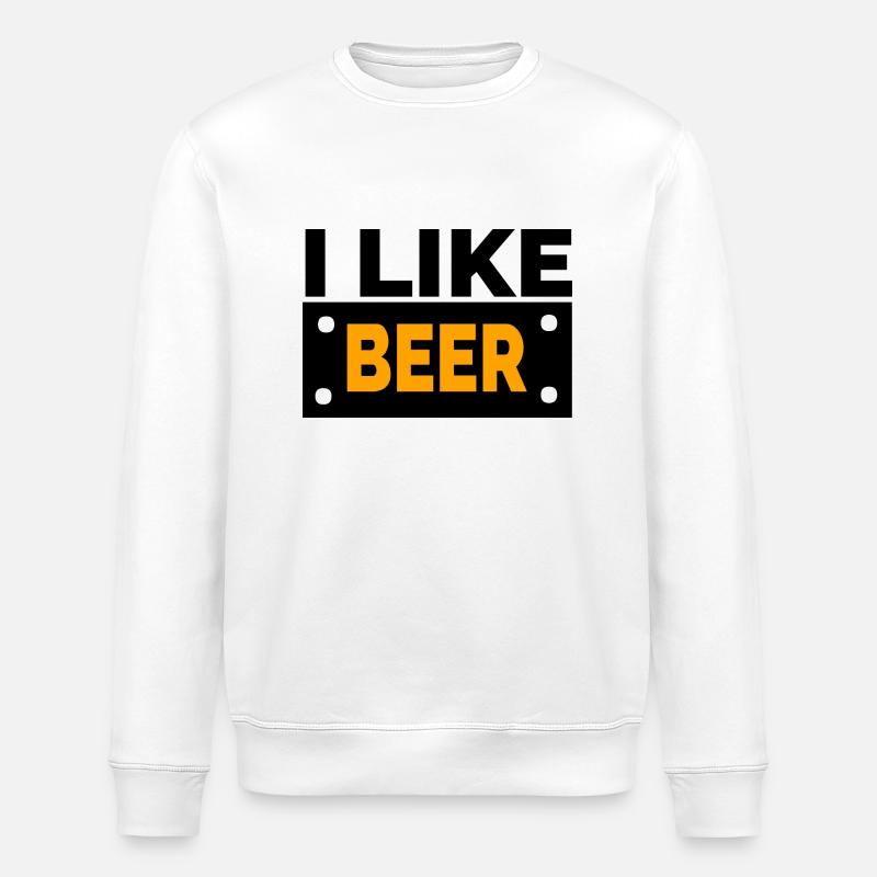 Bier - Stanley/Stella Unisex Bio-Sweatshirt ROLLER - Weiß