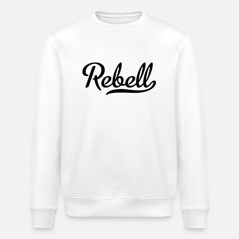Rebell - Stanley/Stella Unisex Bio-Sweatshirt ROLLER - Weiß